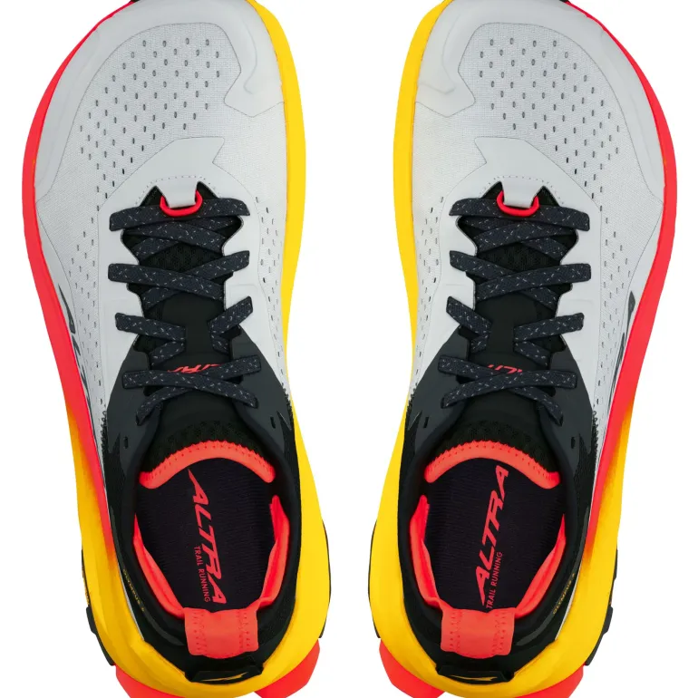 Altra Mens Olympus 6 Trail Shoes - Grey-Red