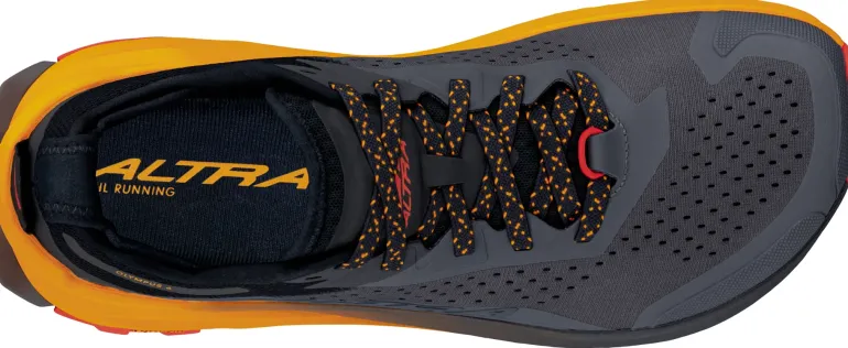 Altra Mens Olympus 6 Trail Shoes - Black-Orange