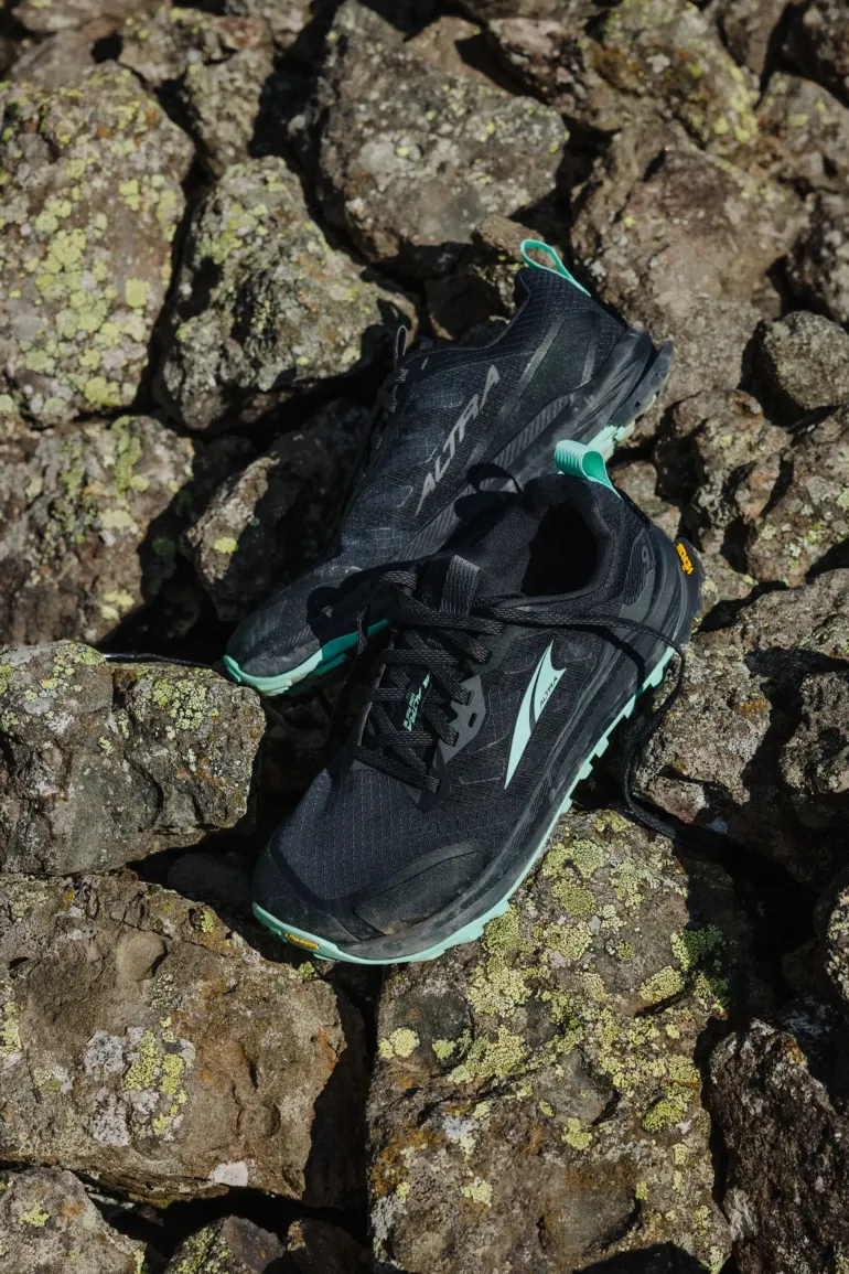 Altra Womens Lone Peak 9+ Trail Shoes - Teal-Black