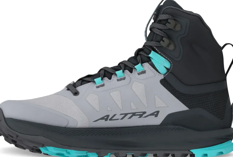 Altra Womens Lone Peak 9 Waterproof Mid Boots - Black-Gray