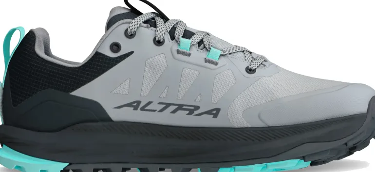 Altra Womens Lone Peak 9 Waterproof Low Trail Shoes - Black-Gray
