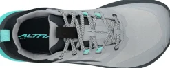 Altra Womens Lone Peak 9 Waterproof Low Trail Shoes - Black-Gray