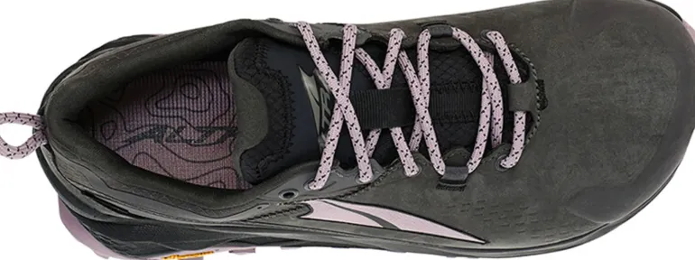 Altra Womens Olympus 5 Hike Low GTX Trail Shoes - Gray-Black