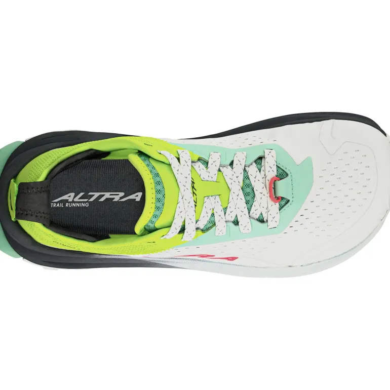 Altra Womens Olympus 6 Trail Shoes - Gray-Lime
