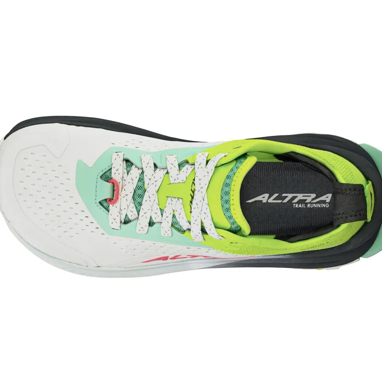 Altra Womens Olympus 6 Trail Shoes - Gray-Lime