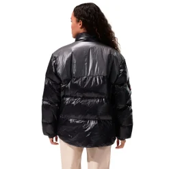 Berghaus Unisex Blockback Down Jacket - Jet Black-Grey Pinstripe
