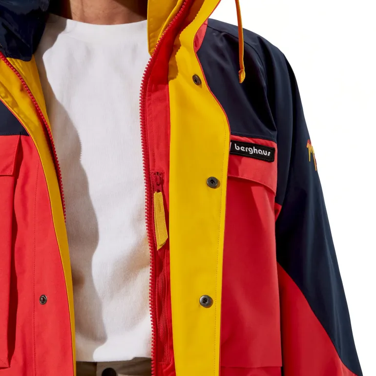 Berghaus Unisex Mera Peak 2000 Jacket - Mountain Carmine-Dusk-Amber