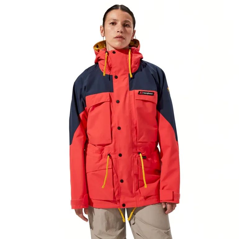Berghaus Unisex Mera Peak 2000 Jacket - Mountain Carmine-Dusk-Amber
