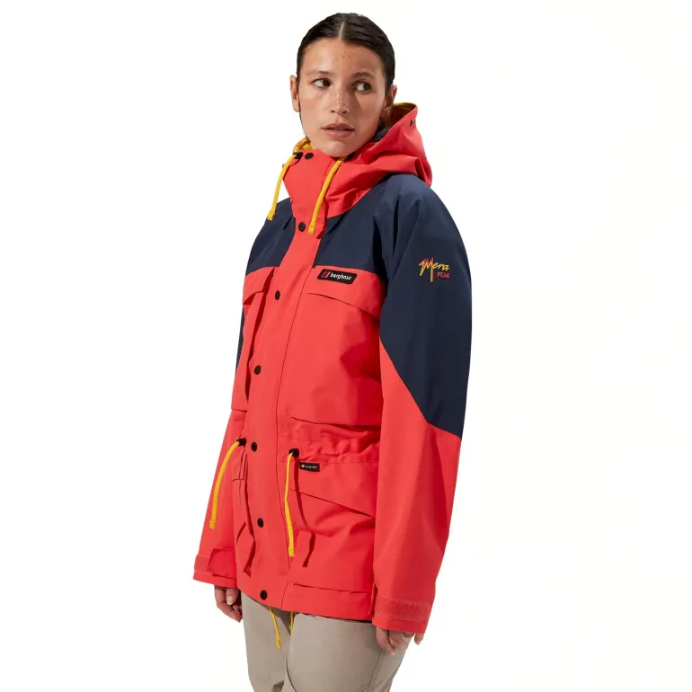 Berghaus Unisex Mera Peak 2000 Jacket - Mountain Carmine-Dusk-Amber
