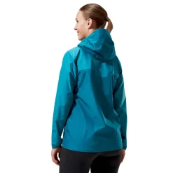 Berghaus Womens Deluge Pro 3.0 Jacket - Deep Ocean-Jungle Jewel