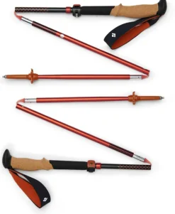 Black Diamond Pursuit FLZ Trekking Poles - Black-Octane - M/L