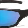 BLOC Beck Sunglasses - Black-Blue Mirror
