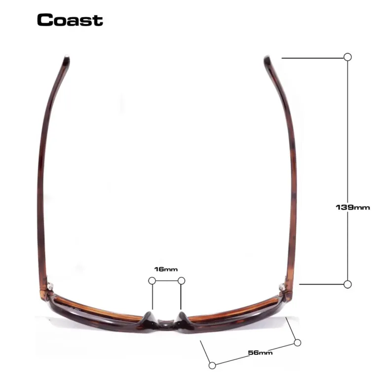 BLOC Coast Sunglasses - Blue Orange-Grey Graduated