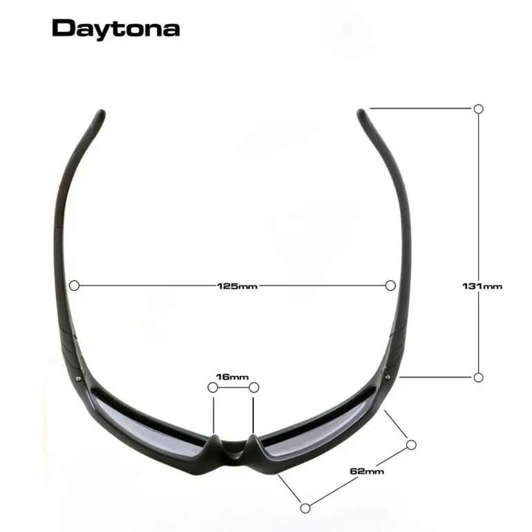 BLOC Daytona Sunglasses - Matt Black-Polarised