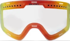 BLOC Fifty-Five Goggle - Matt White-Blue Mirror Lens-Powder Lens