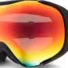 BLOC Mask Goggle - Matt Black-Dark Brown Red Mirror