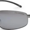 BLOC Square Sunglasses - Gun Metal-Polarised Grey