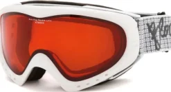 BLOC Utopia Goggle - Shiny White-Goldeneye Lens