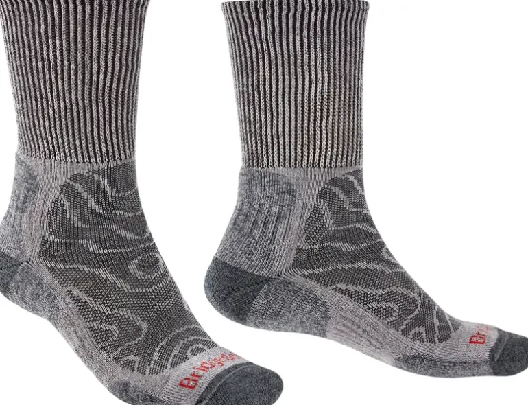 Bridgedale Mens Hike Lightweight Socks - Grey