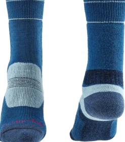 Bridgedale Womens Hike Midweight Merino Socks - Blue-Sky