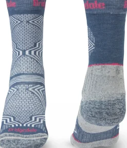 Bridgedale Womens Hike Ultralight T2 Coolmax Performance Boot Socks - Dark Denim