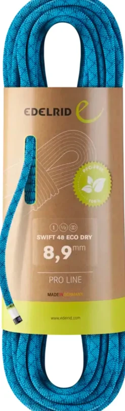 Edelrid Swift 48 Eco Dry 8.9mm x 60m Climbing Rope - Icemint
