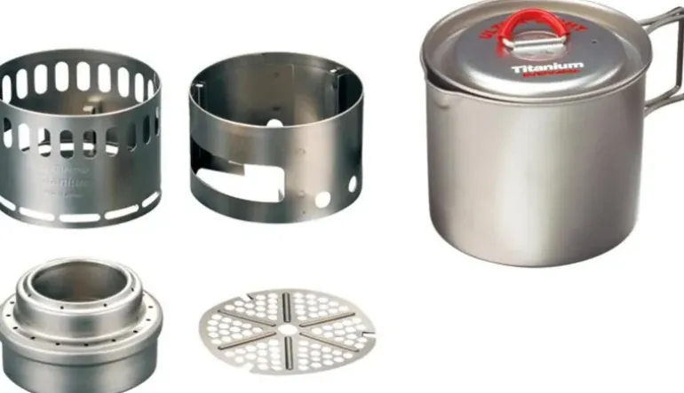 EVERNEW Ti Mug Pot 500 Stove Set