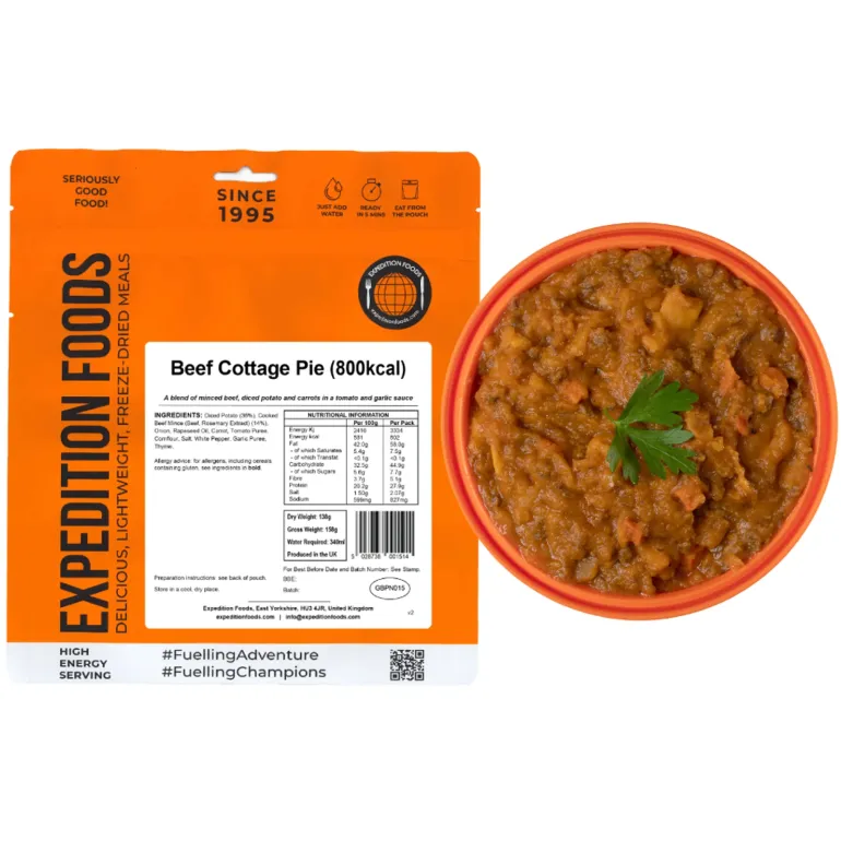 Expedition Foods Beef Cottage Pie - 800kcal