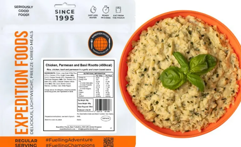 Expedition Foods Chicken Parmesan and Basil Risotto - 450kcal