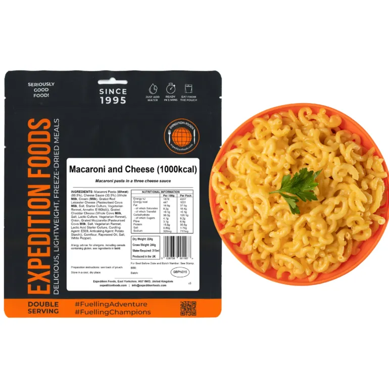 Expedition Foods Macaroni and Cheese - 1000kcal