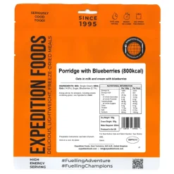 Expedition Foods Porridge with Blueberries - 800kcal