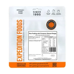 Expedition Foods Rice Pudding with Cinnamon - Dessert Range