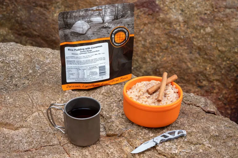 Expedition Foods Rice Pudding with Cinnamon - Dessert Range
