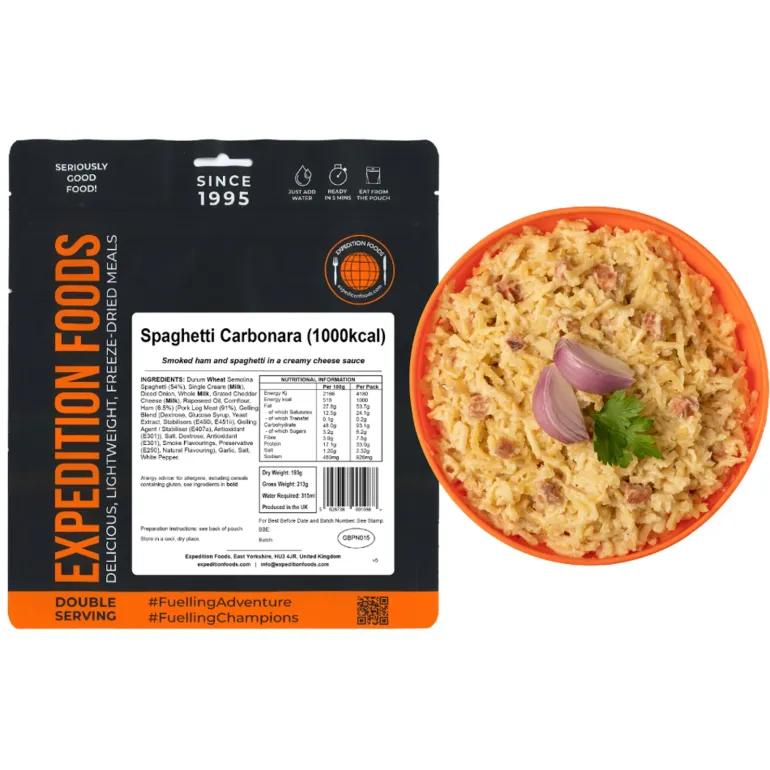 Expedition Foods Spaghetti Carbonara - 1000kcal