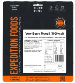 Expedition Foods Very Berry Muesli - 1000kcal