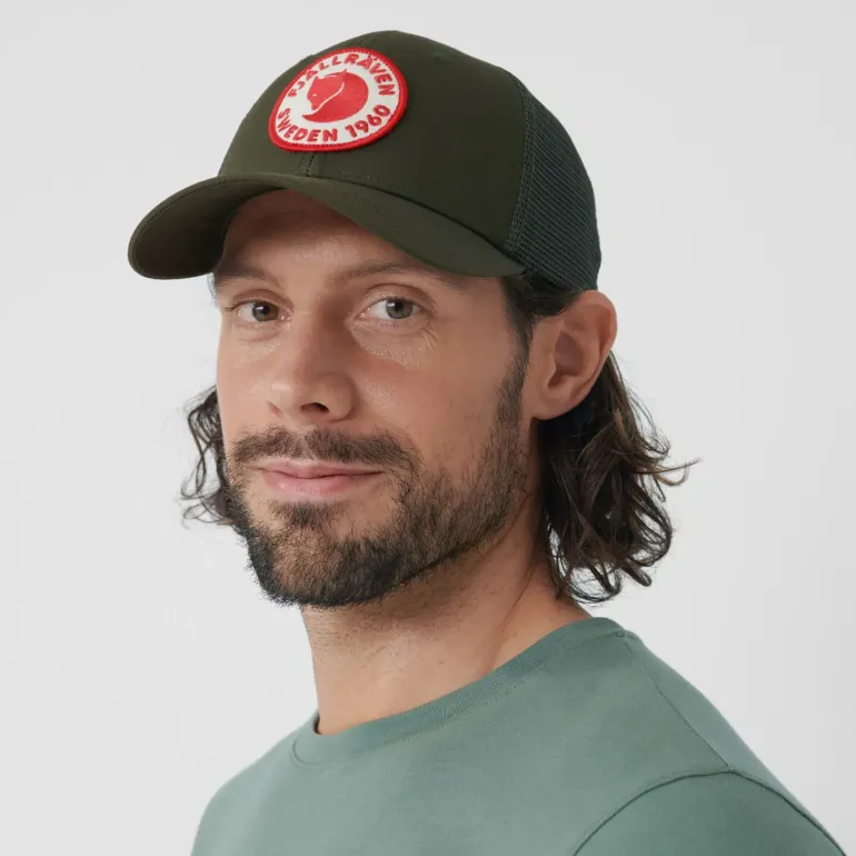 Fjallraven 1960 Logo Langtradarkeps Cap - Green