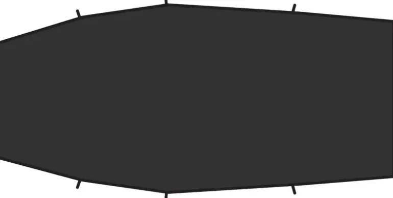 Fjallraven Abisko Shape 3 Footprint - Black