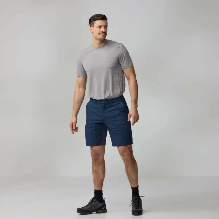Fjallraven Mens Abisko Hybrid Trail Shorts - Navy
