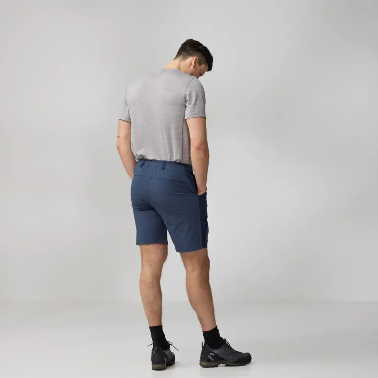 Fjallraven Mens Abisko Hybrid Trail Shorts - Navy