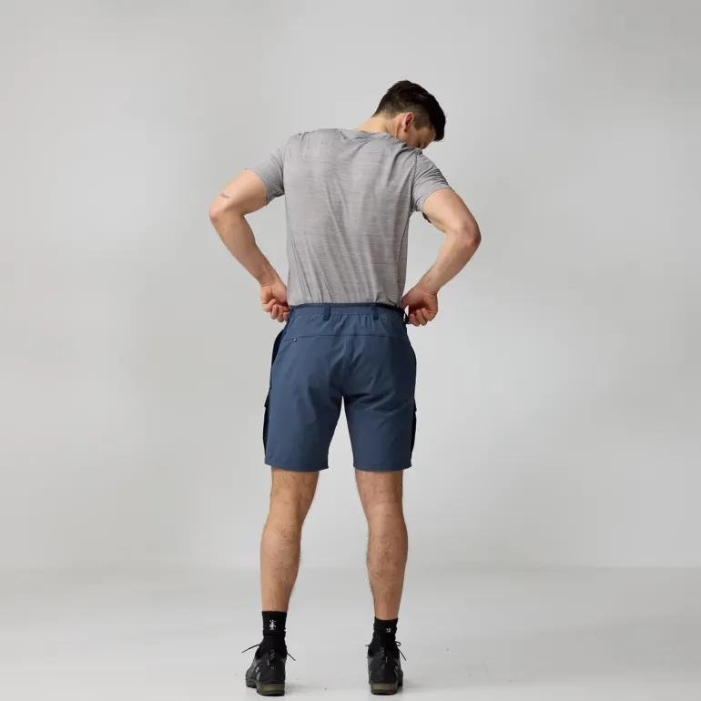 Fjallraven Mens Abisko Hybrid Trail Shorts - Navy