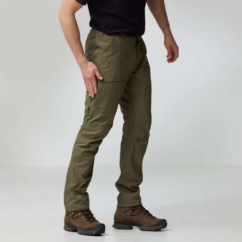 Fjallraven Mens Abisko Hybrid Trail Trousers - Black