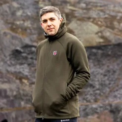 Fjallraven Mens Expedition Fleece Hoodie - Deep Forest