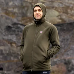 Fjallraven Mens Expedition Fleece Hoodie - Deep Forest