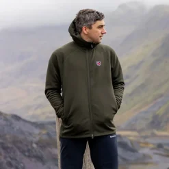 Fjallraven Mens Expedition Fleece Hoodie - Deep Forest