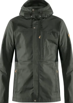 Fjallraven Mens Kaipak Jacket - Dark Grey-Black