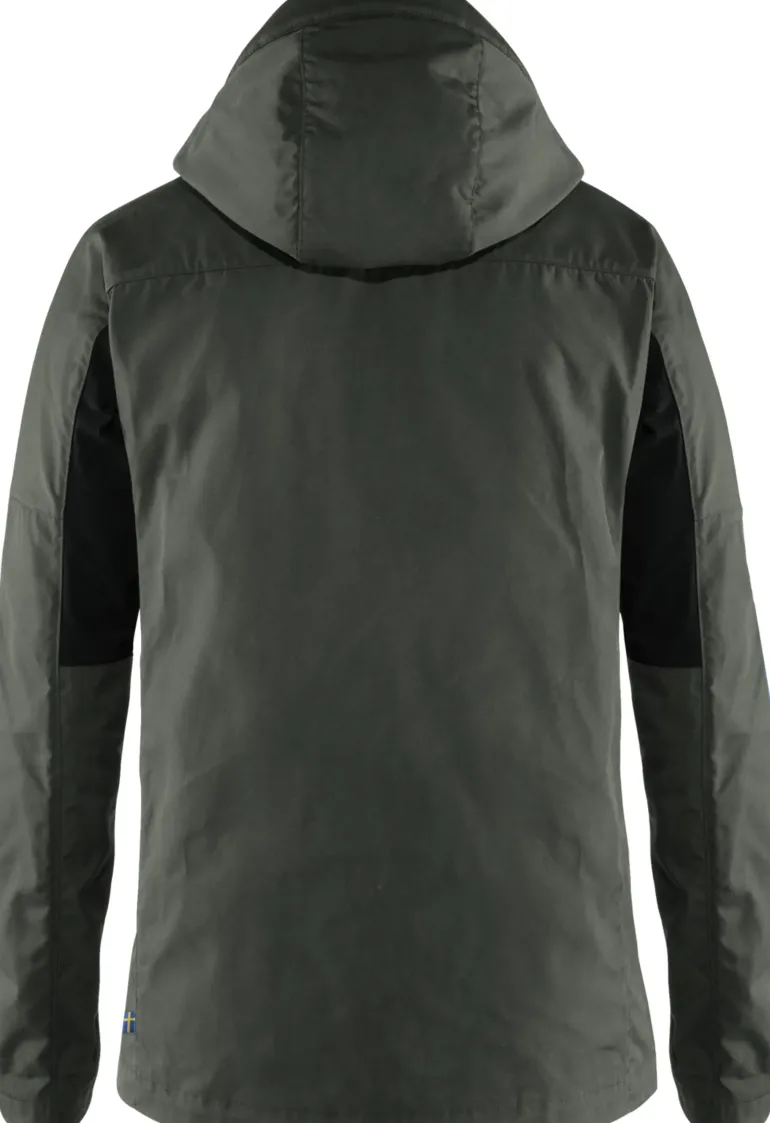Fjallraven Mens Kaipak Jacket - Dark Grey-Black