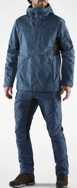 Fjallraven Mens Kaipak Jacket - Dark Grey-Black