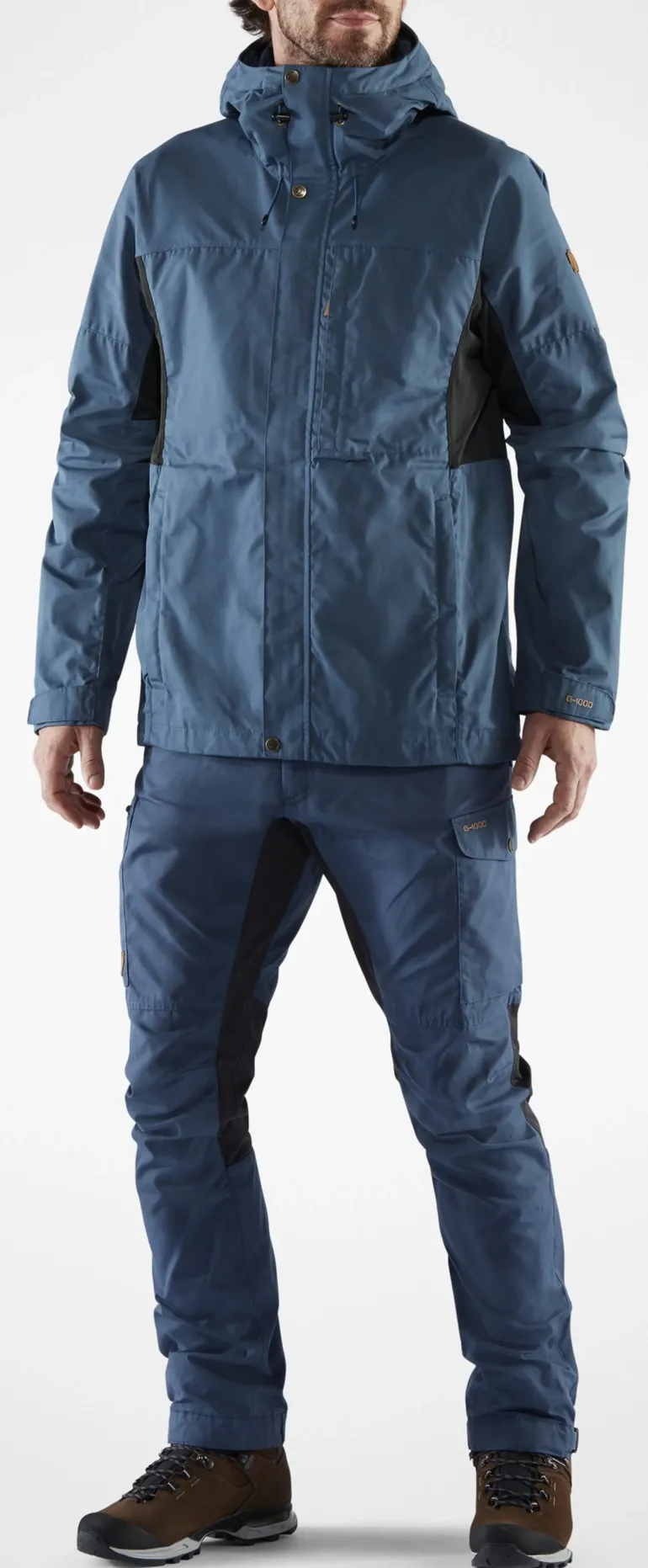 Fjallraven Mens Kaipak Jacket - Dark Grey-Black
