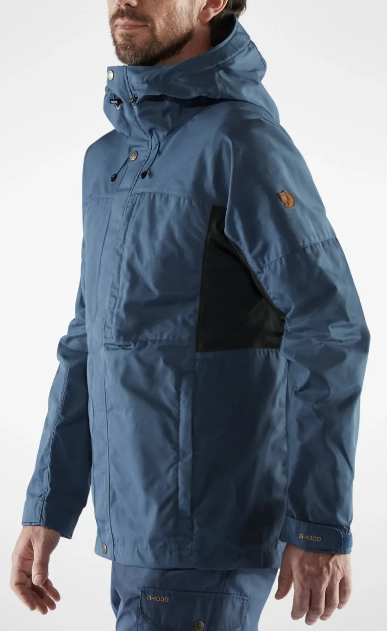 Fjallraven Mens Kaipak Jacket - Dark Grey-Black