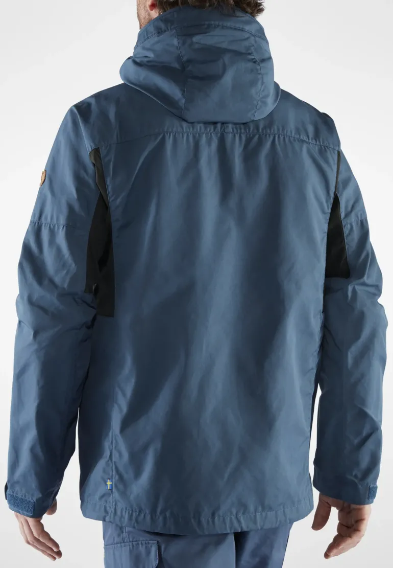 Fjallraven Mens Kaipak Jacket - Dark Grey-Black